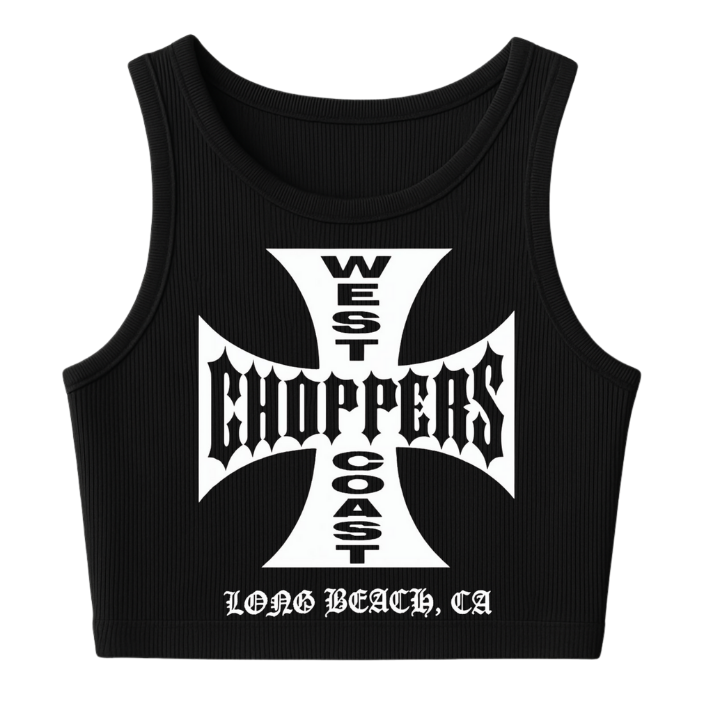 West Coast Choppers Baskılı Kadın Crop